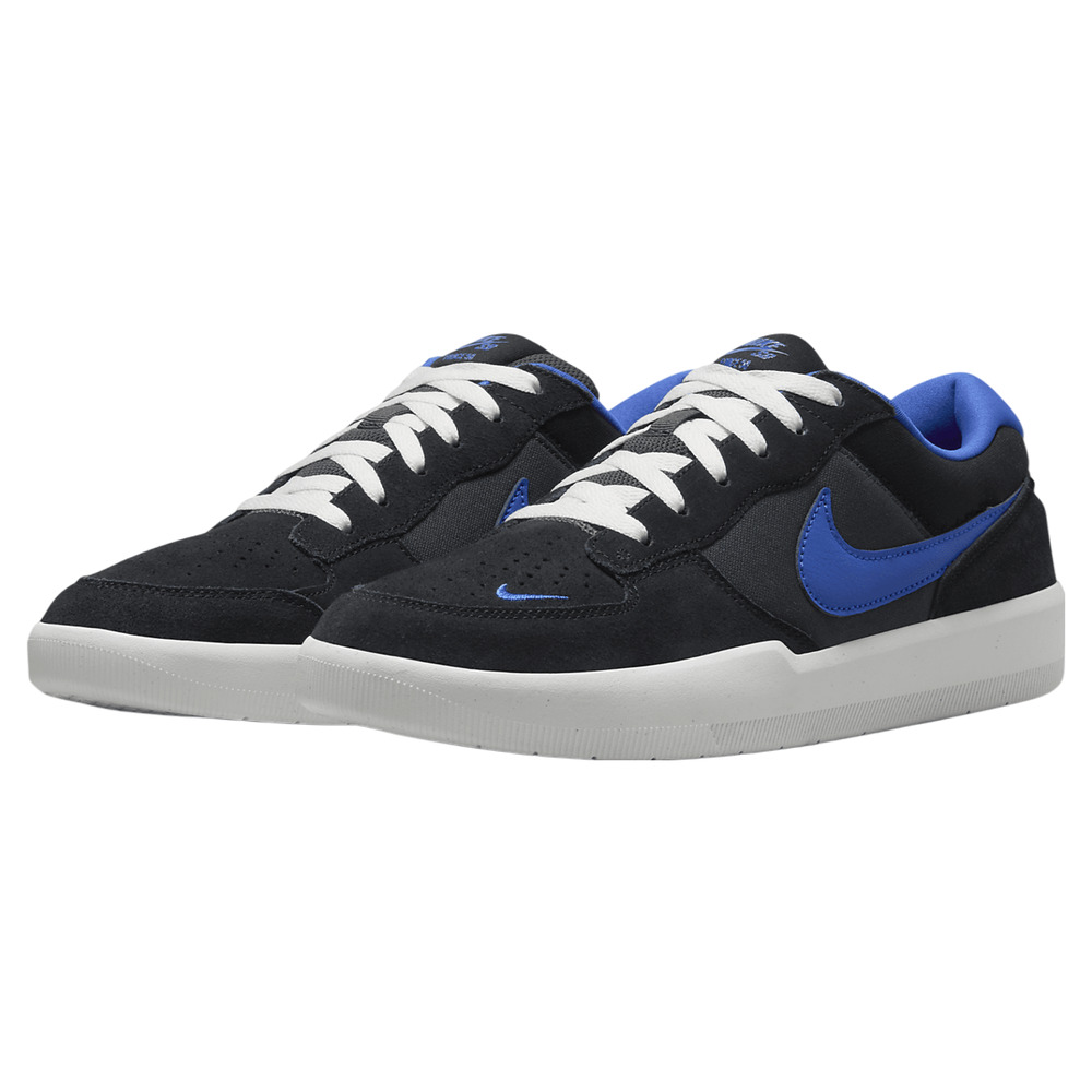 Nike SB Force 58 Black Hyper Royal Blue Anthracite Size 11.5 Mens DV5477 004 NEW - Picture 2 of 8